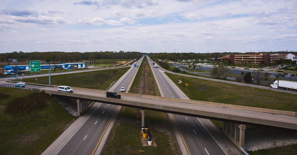 1.9 Custom Spawn Egg riding, area cloud? - Drone view of cars riding along highway