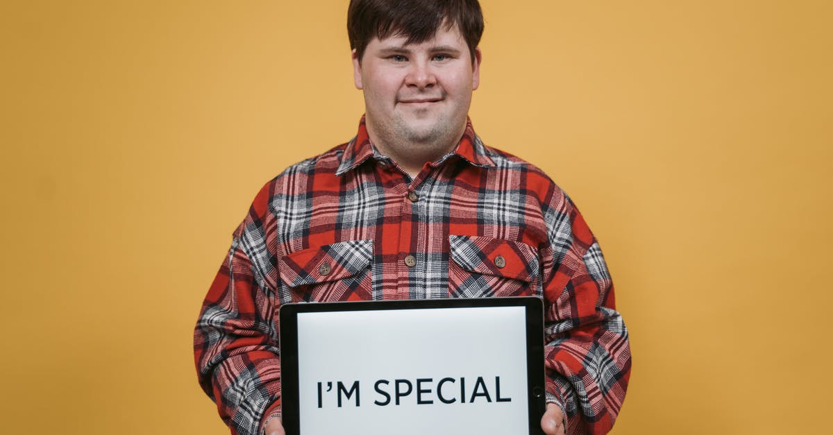 Am I poisoned forever? - Man Holding an Ipad with a Message on a Yellow Background