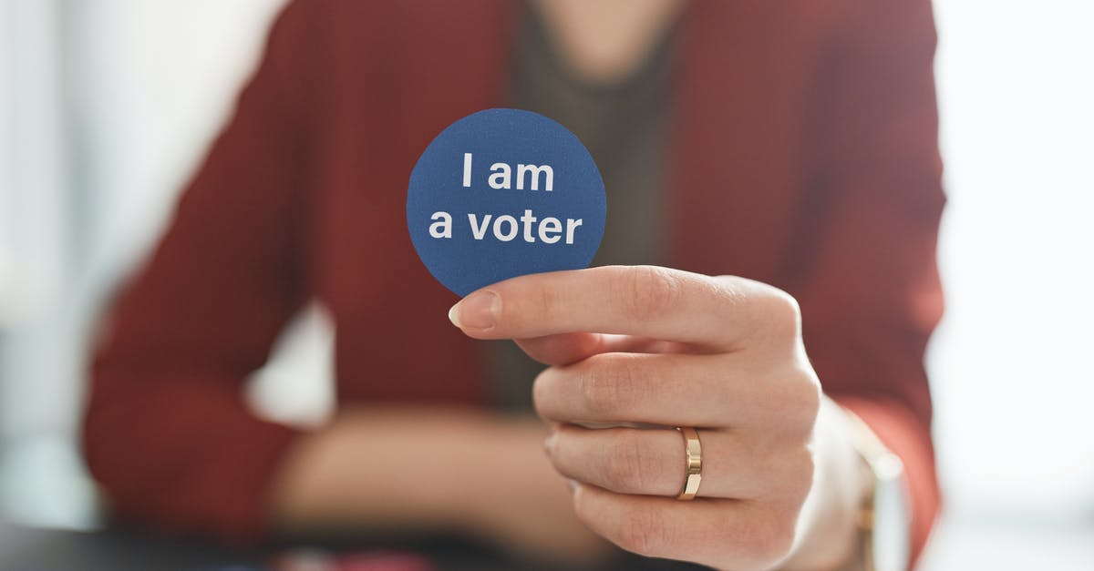 Am I poisoned forever? - A Person Holding a I Am a Voter 