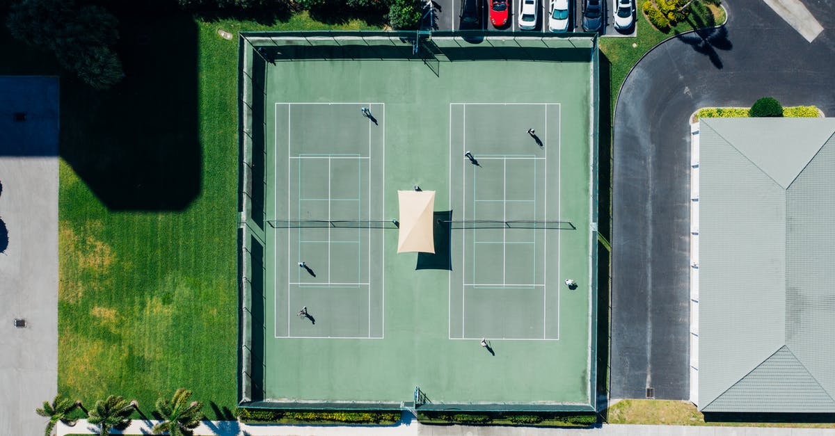 Are cars placed by a player valid road blocks? - Green and White Tennis Court