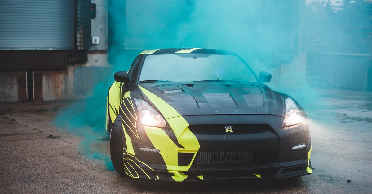 Are Smoke Grenades cumulative? - Luxury car in green smoke