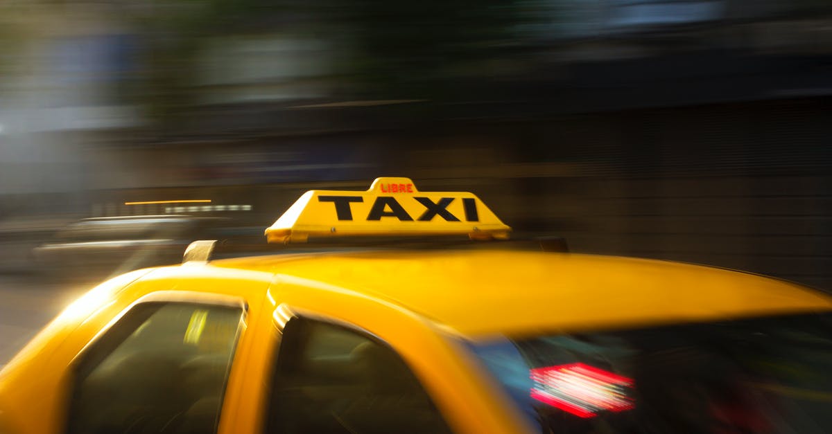 Auto-dismissed plot text - Panning Photography of Yellow Taxi