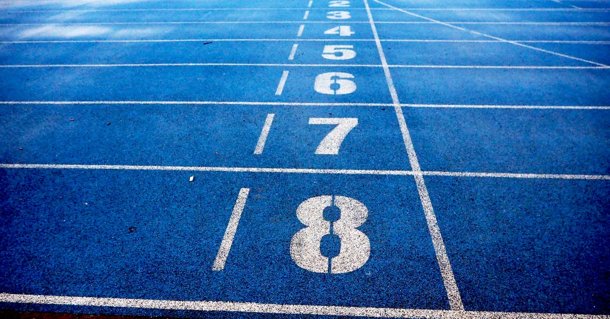 Blue Lines on Kart - Blue Athletic Field