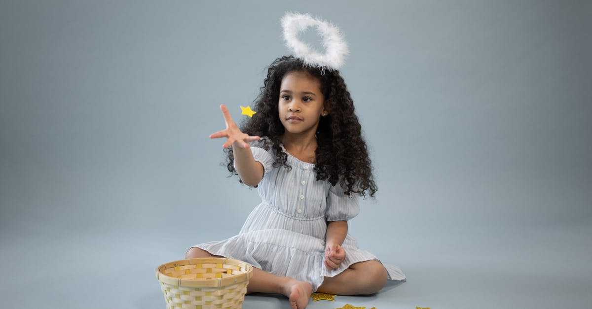 Can items affect my chances of finding an angel room? - Focused black girl in angel costume catching decorative star