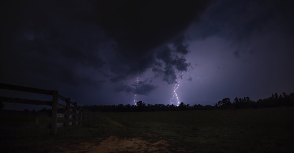 Can lightning rods prevent trees from being hit by lightning? - Lightning Strike the Ground during Night Time