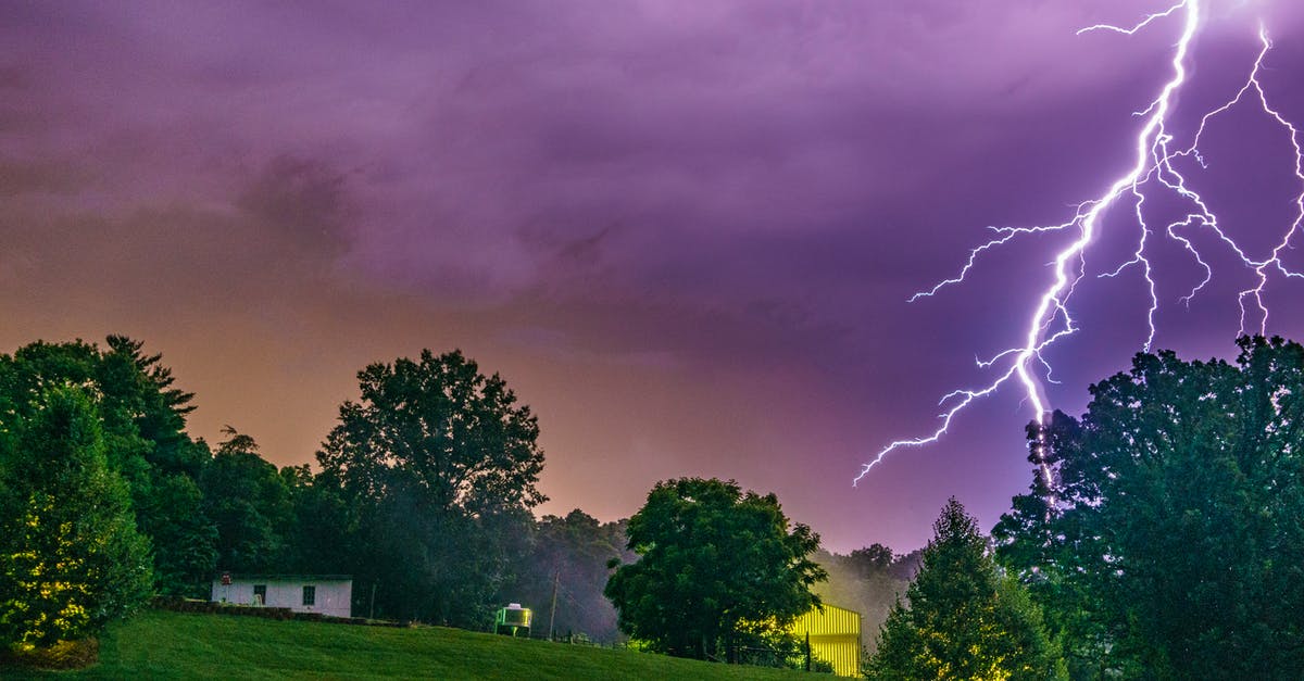 Can lightning rods prevent trees from being hit by lightning? - Photo of Lightning Strike