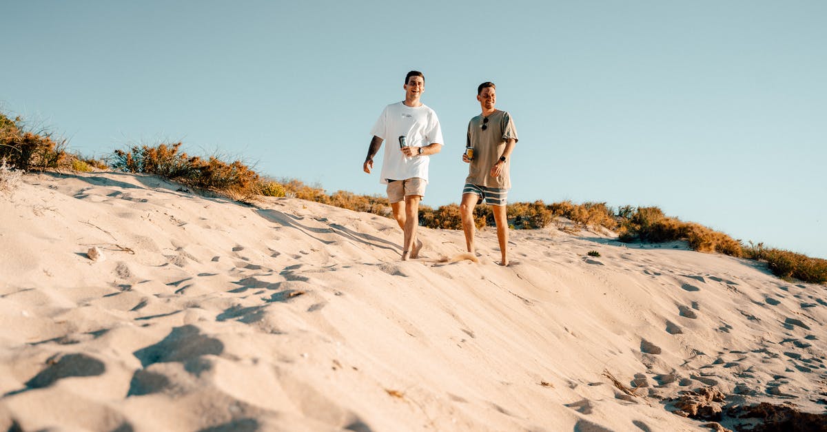 Can you clear Synthetic Insights without killing any guards? - Man and Woman Walking on White Sand