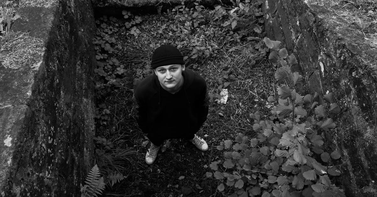 Can you place a Dripstone on a hopper? - Man in Casual Wear Posing in Abandoned Place