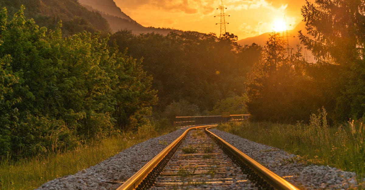 Can you synchronize & time signals over long distance? - Train Railway Near Trees