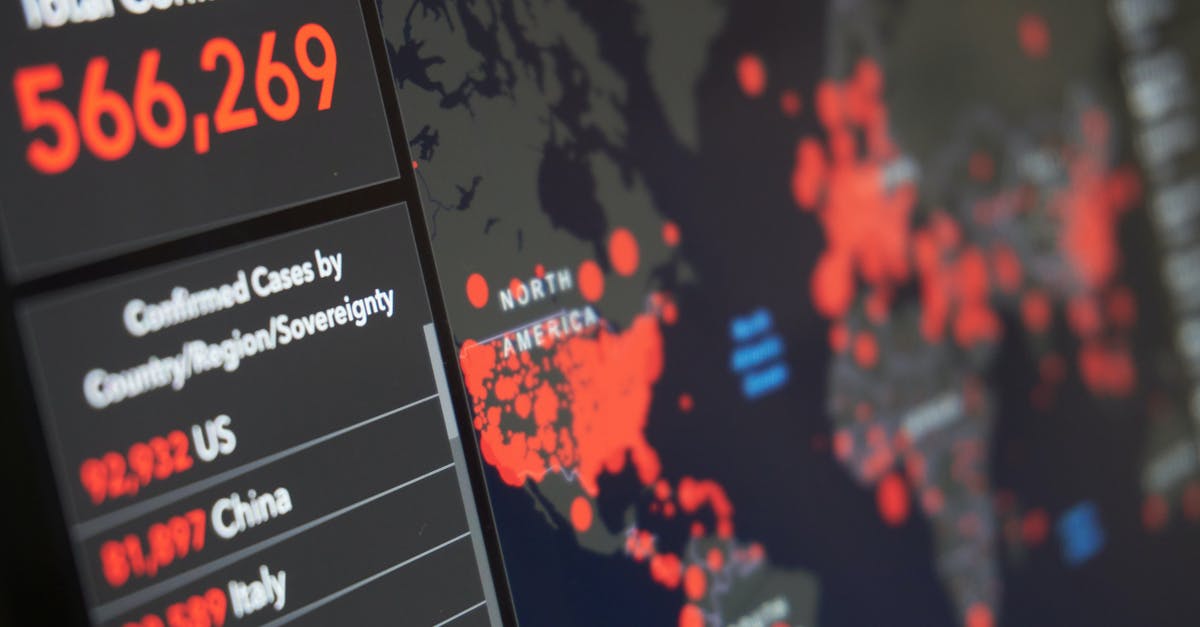 COUNTERSTRIKE GO community server list problem - Blurred world map with total number of people infected by coronavirus and statistics of various countries