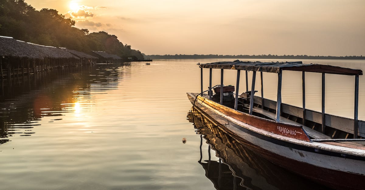 Creating custom villages - Fisherman Boat in Water on Sunset