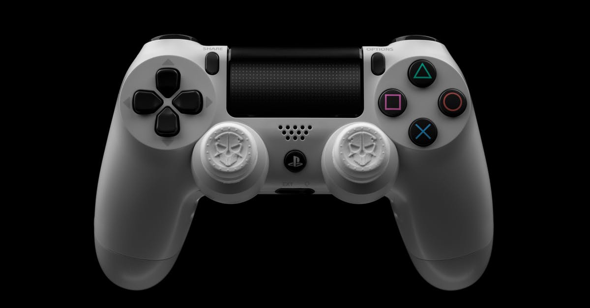 Dark Souls 3 PS4 Controller on PC - A White and Black Game Controller in Close-up Shot
