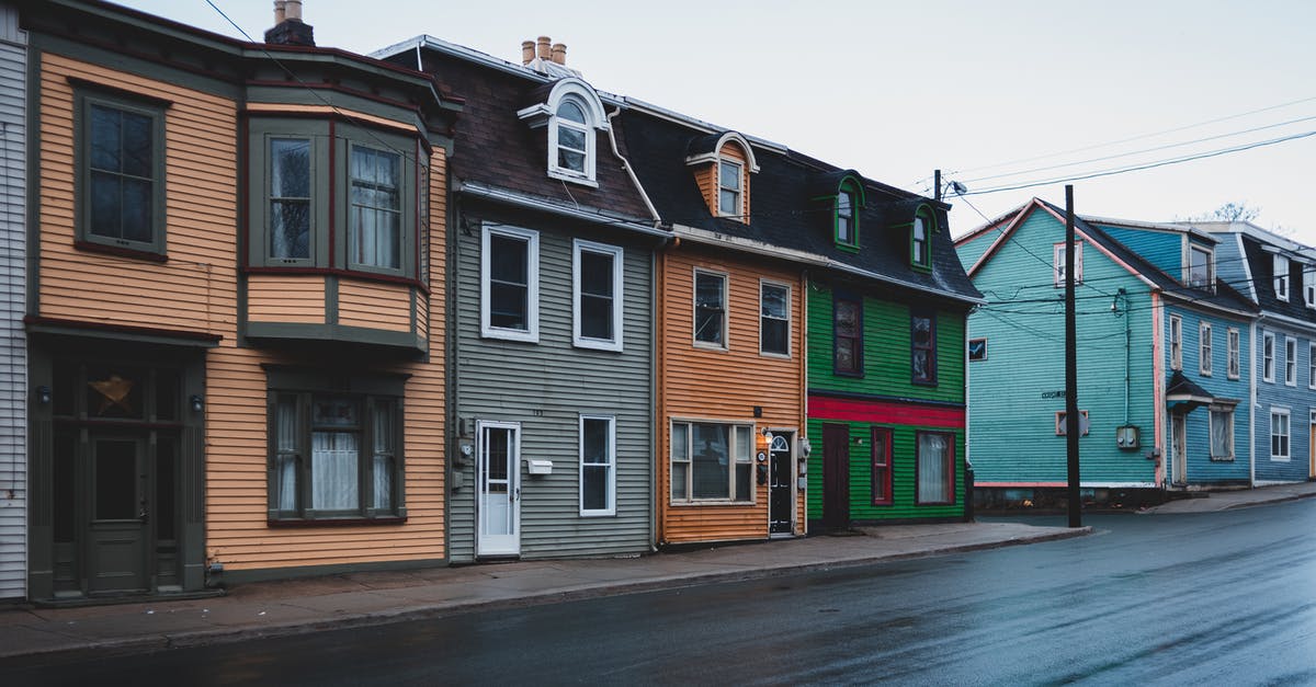 Destroying certain blocks within the range of an entity - Facade of residential buildings on street