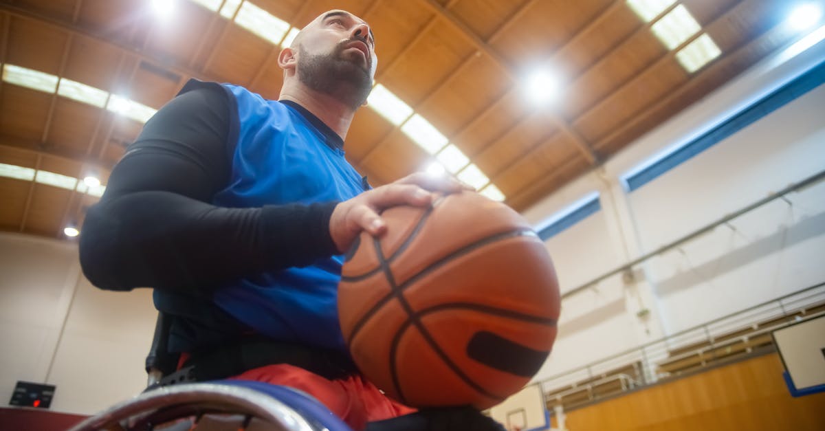 Disable player falling - Low-Angle Shot of a Male Basketball Player