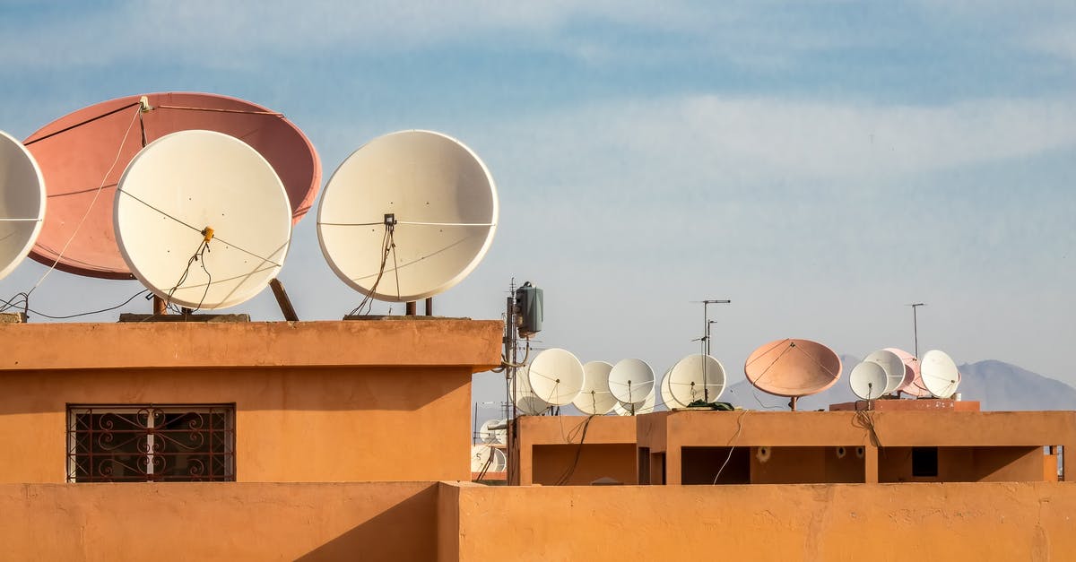 Do adaptive radar receivers stack? - White Satellite Dish on Orange Roof