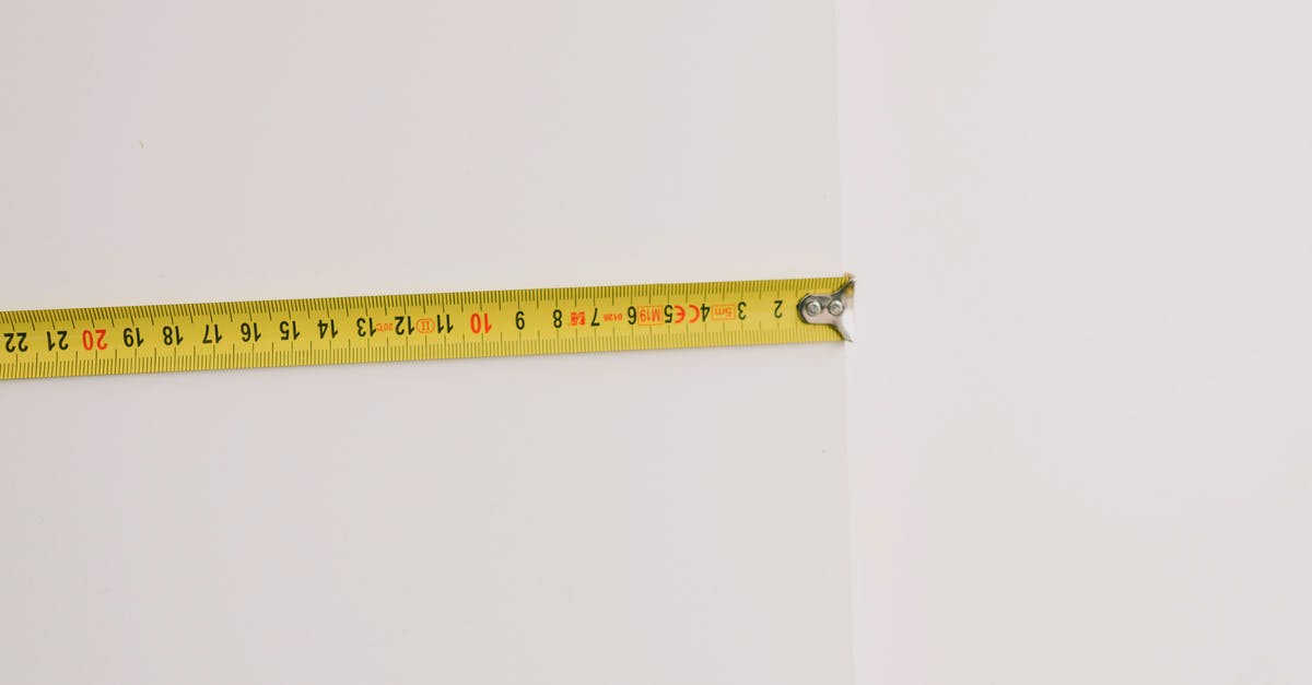 Do citizens want different kind of parks? - Measuring tape on empty white background