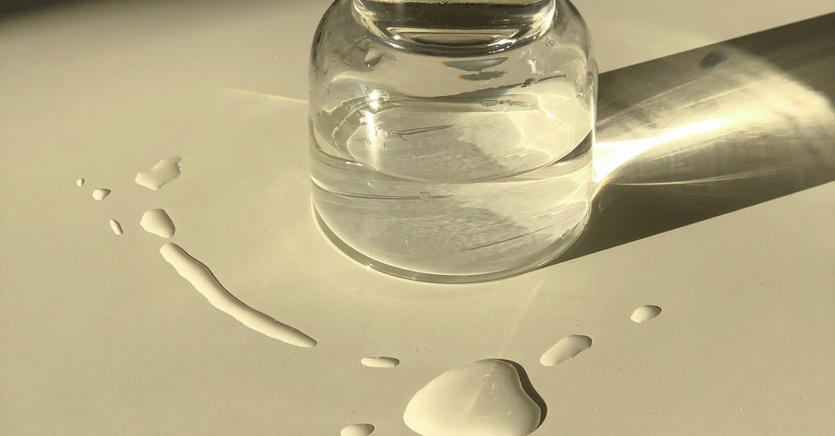 Do destroyed containers drop their loot? - Glass jar with transparent liquid placed on white table