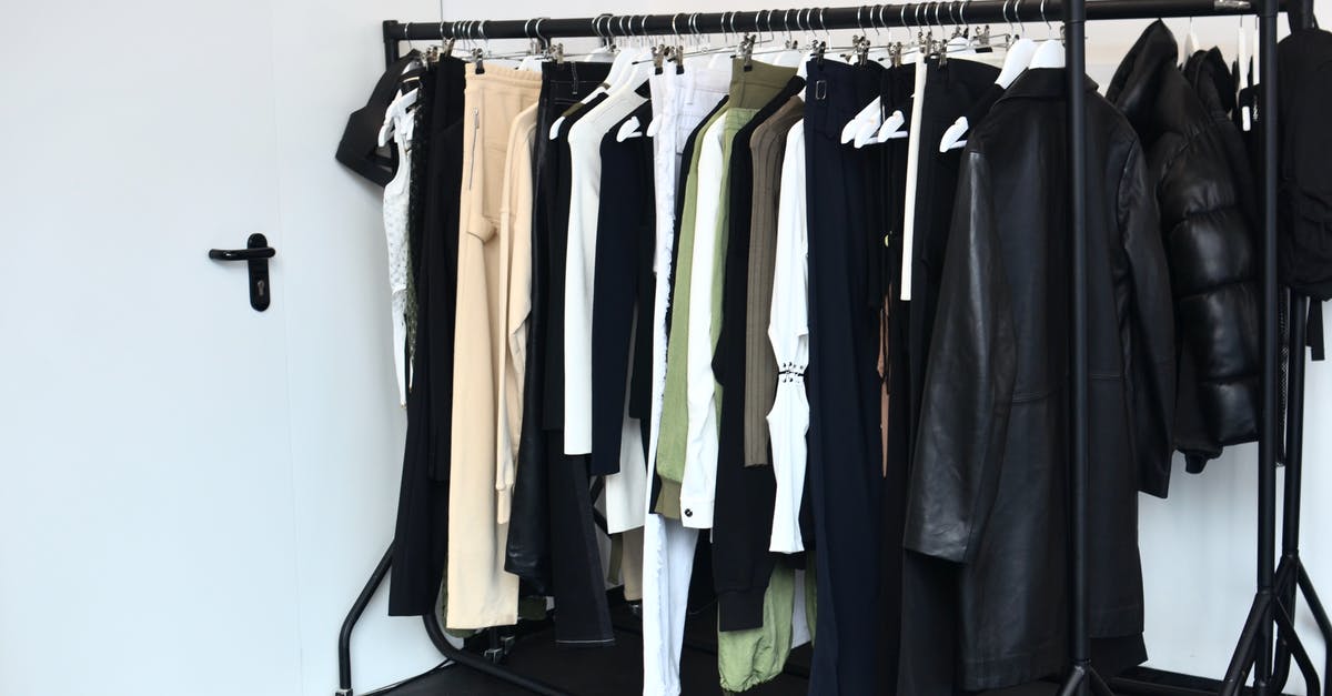 Do I have to select new quirks? - Collection of garments hanging on rack