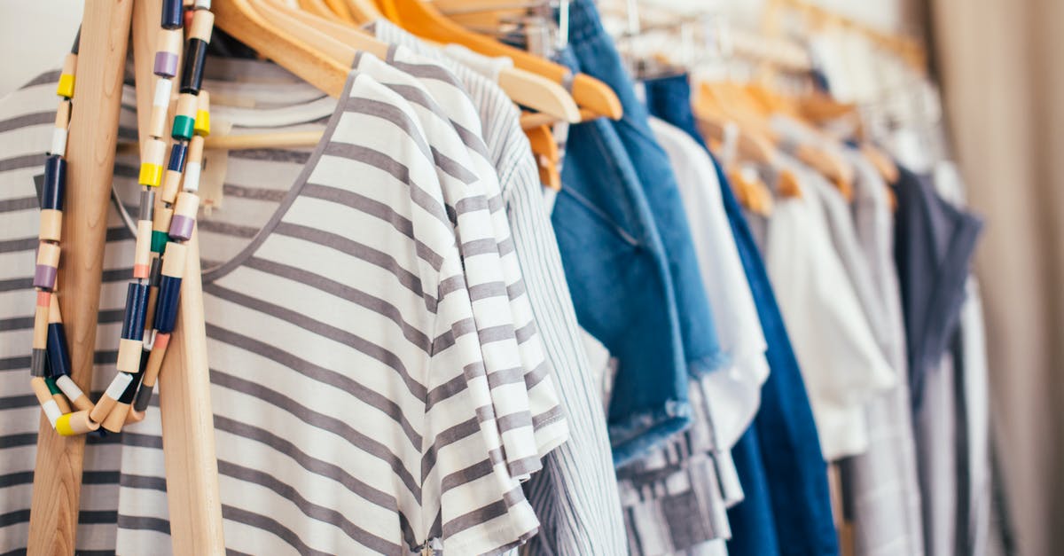 Do I have to select new quirks? - Wooden hangers with different clothes in wardrobe