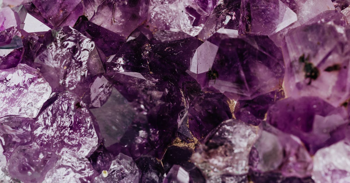 Do luxury booster from the same resource stack? - Set of shiny transparent amethysts grown together