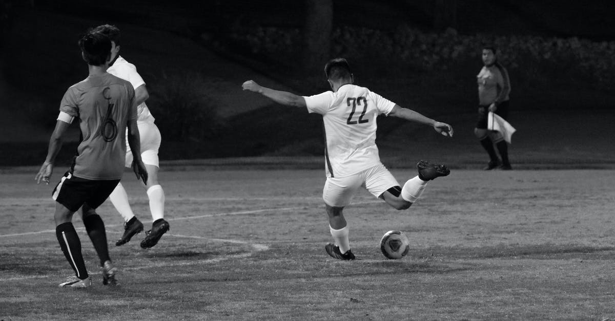 Do Team Attacks and Counter Attacks count toward weapon skill? - Man kicking ball during football match in park