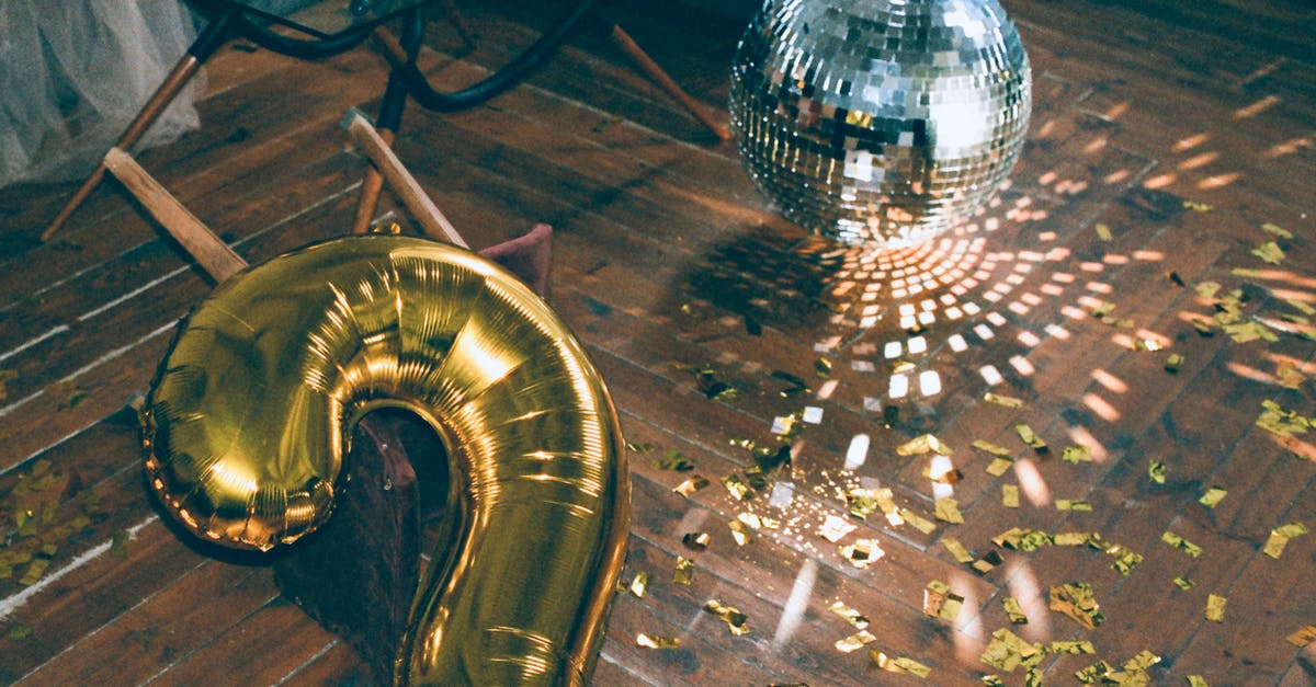 Do two Equestrian's Gloves stack - Gold Number Two Balloon and Disco Ball on the Floor