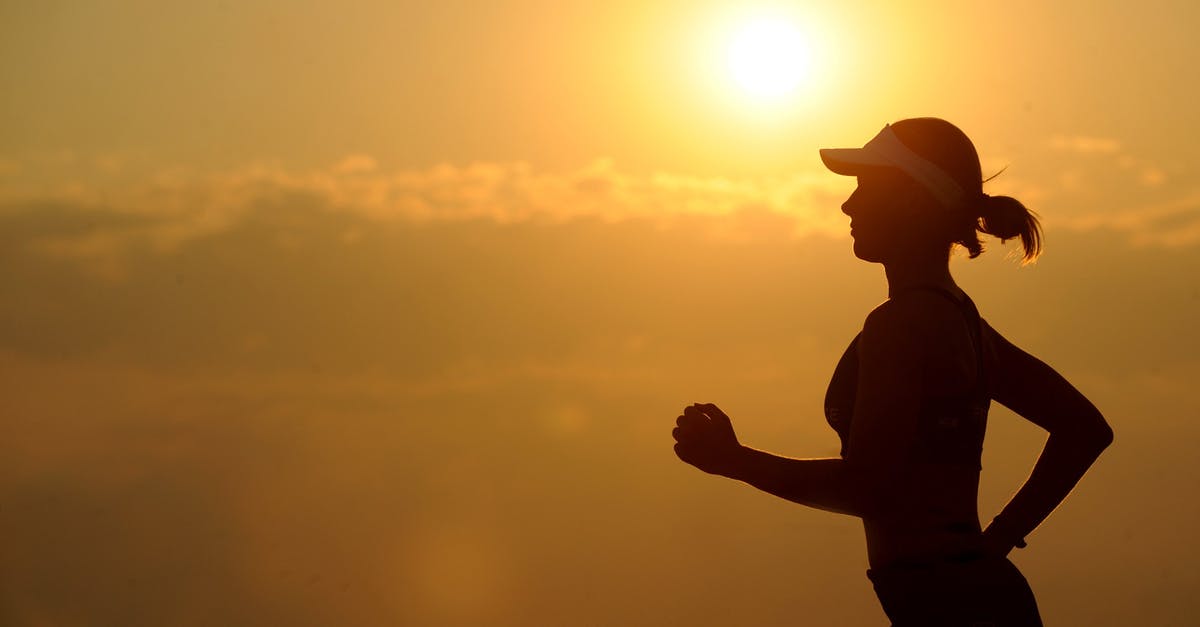 Do you run slower backwards or sideways? - Woman With White Sunvisor Running