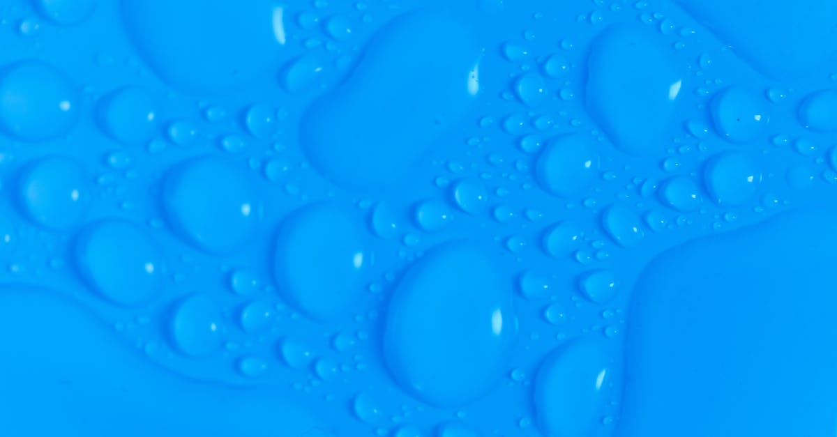 Does attacking enemies during their death animation effect the drop rate? - Closeup top view of dark blue wet blurred background with still shiny abstract transparent fluid drops of different sizes and shapes