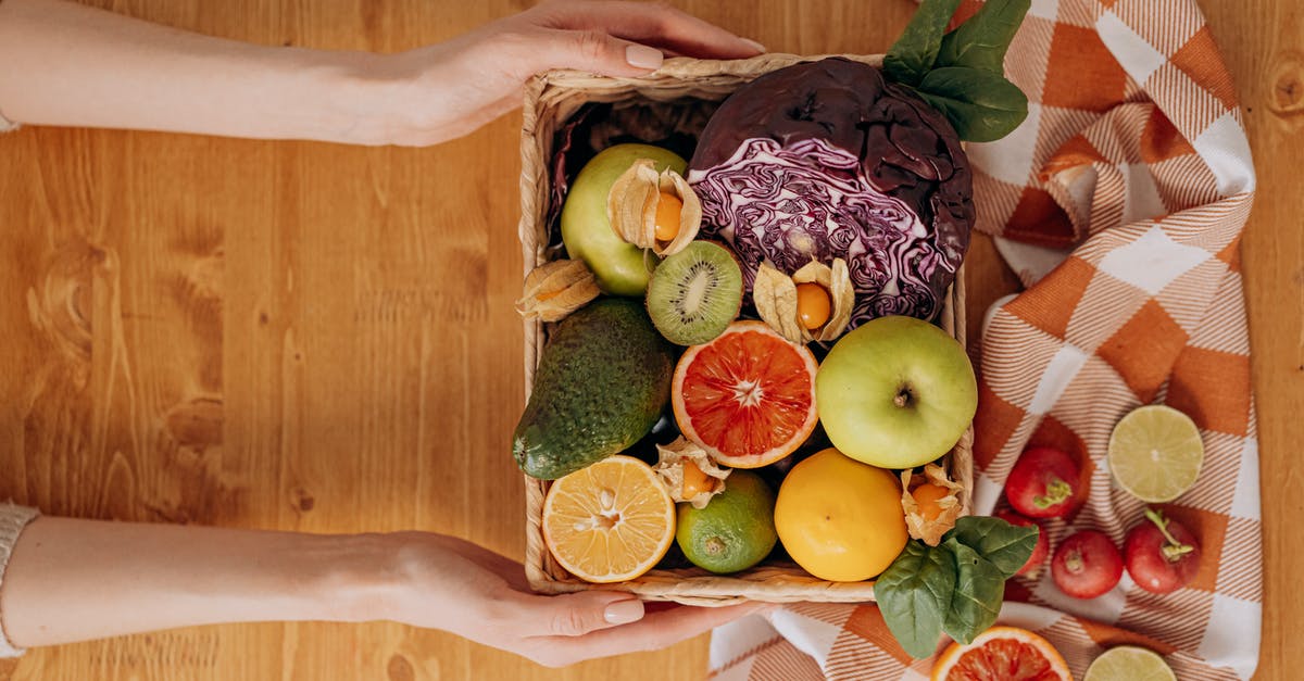 Does food variety matter for villager's health in Banished? - Person Holding A Basket Of Fruits