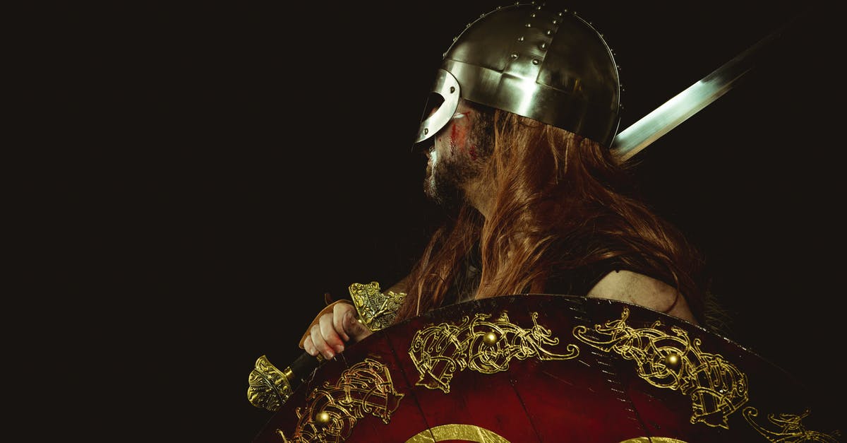 Does it make sense to shoot Armor with SuperFormance slugs? - Side View of a Viking Holding a Sword and a Shield