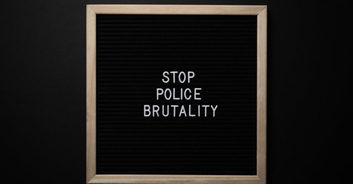 Does killing civilians increase the difficulty of the police response? - Overhead view wooden frame with white inscription about social injustice on black background