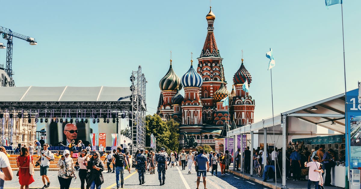 Does National visistor center affect all cities? - People Walking Near St Basil's Cathedral In Moscow