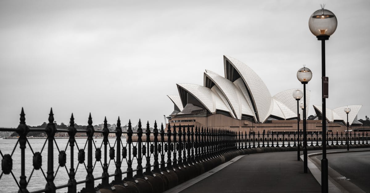 Does National visistor center affect all cities? - Famous Sydney Opera House on city harbor