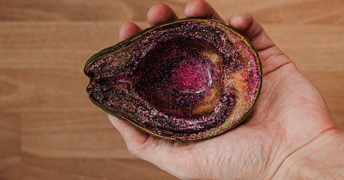 Does Nova spoil Legacy? - Man showing rotten avocado with pink glitter