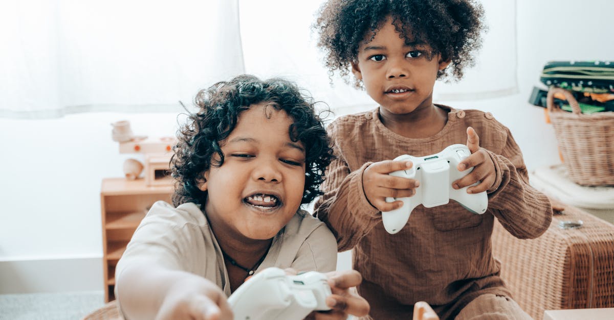 Does using the Console in Don't Starve leave a mark? - Happy African American girls playing video game console at home