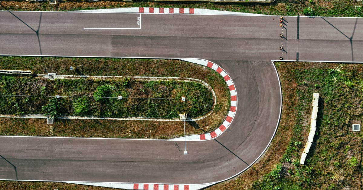 Don't Starve marking on ground question - Contemporary asphalt curvy road with marking lines