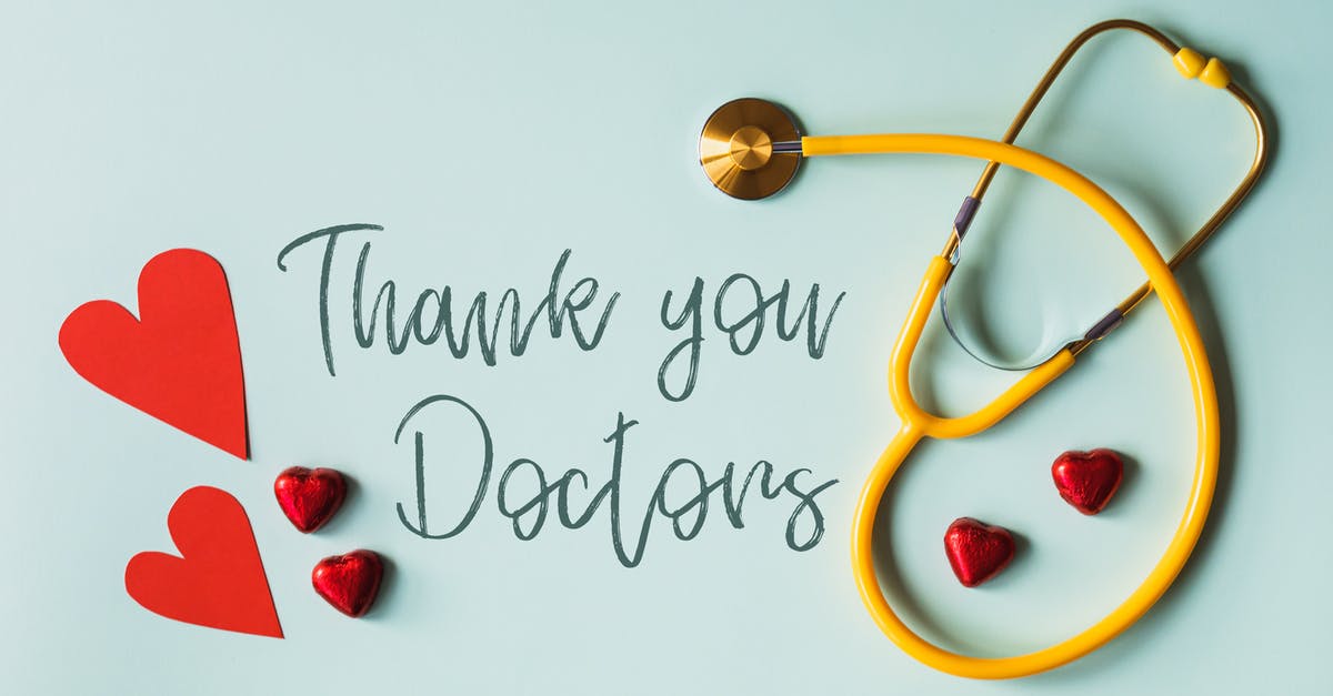 Epidemic at Motherbase - Set of gratitude message for doctors with stethoscope and hearts