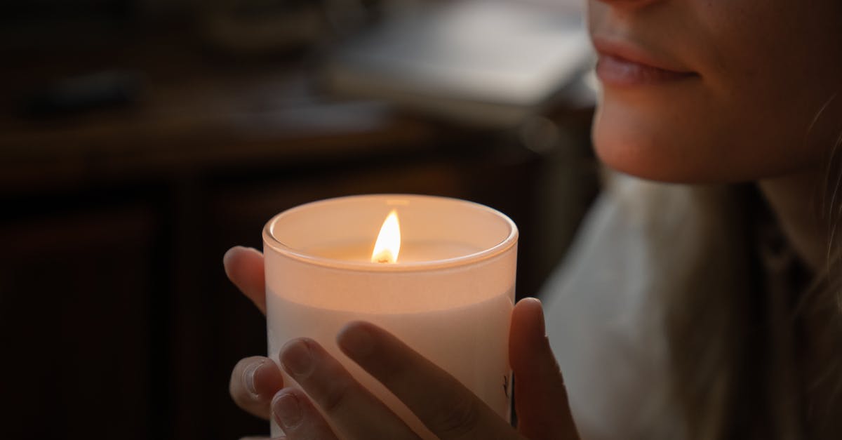 Everything, including me, is burning. How am I supposed to survive? - Person Holding Lighted Candle in Tilt Shift Lens