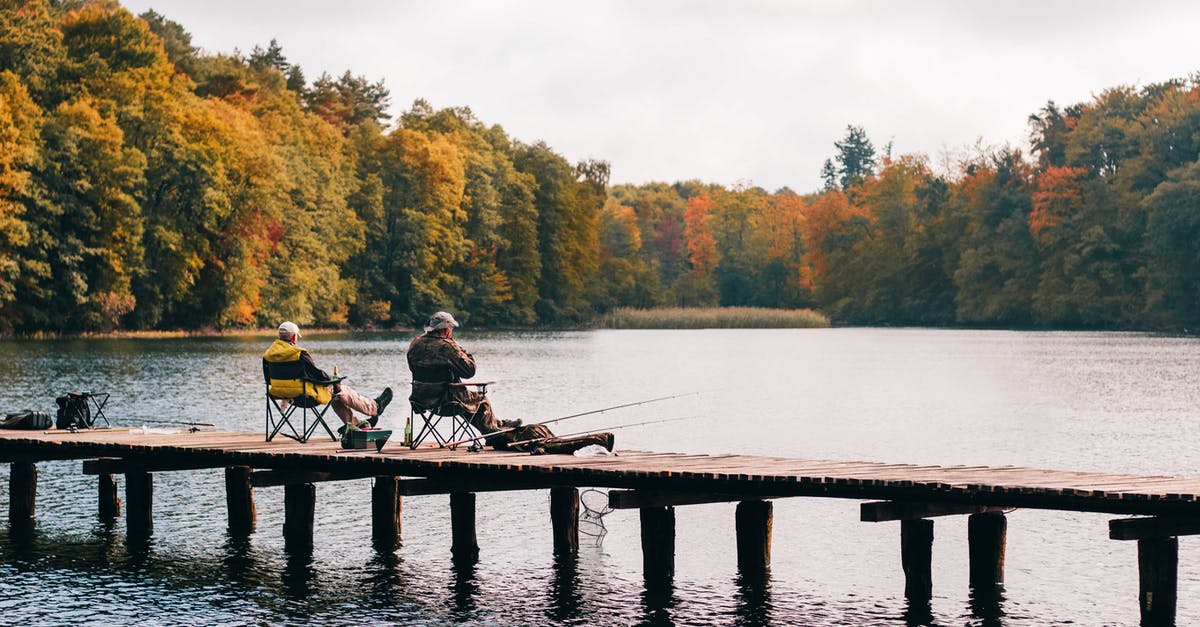 Fall Guys on Low Spec [duplicate] - Two Men Fishing on Lake