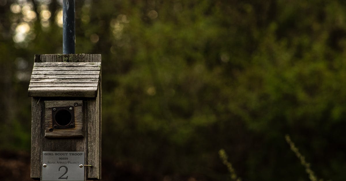 Fallout Shelter- no attacks ever - Brown Wooden Birdhouse in Tilt Shift Lens