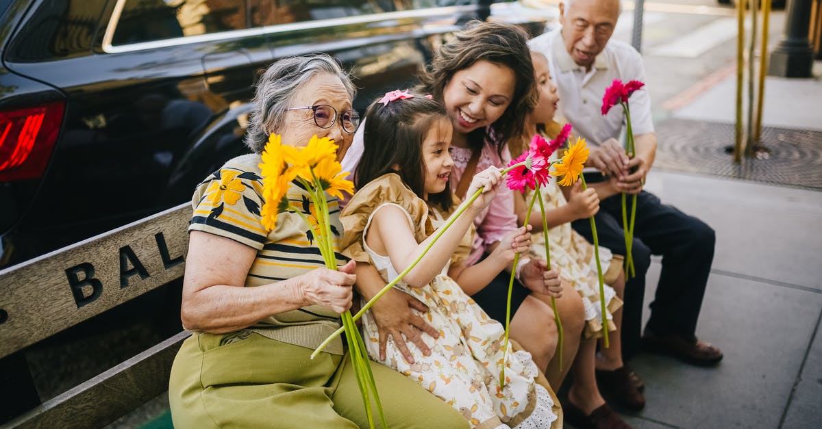 Festival of Time Secrets - A Happy Asian Family Sitting On A Bench