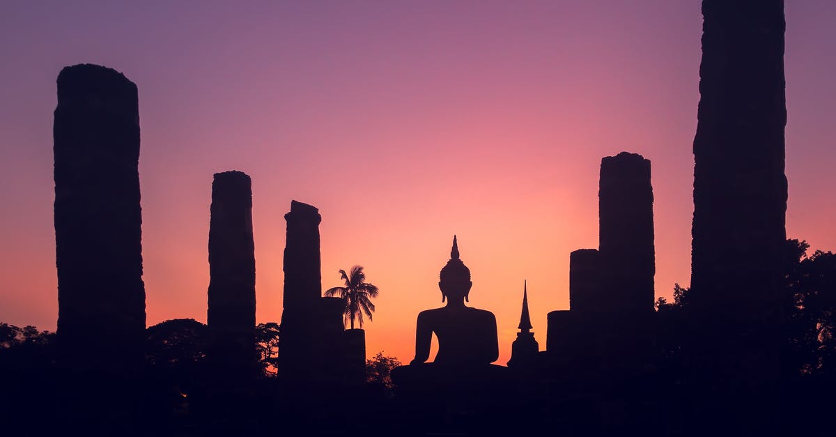 Final Destination History/Lore - Majestic sunset sky over Big Buddha statue