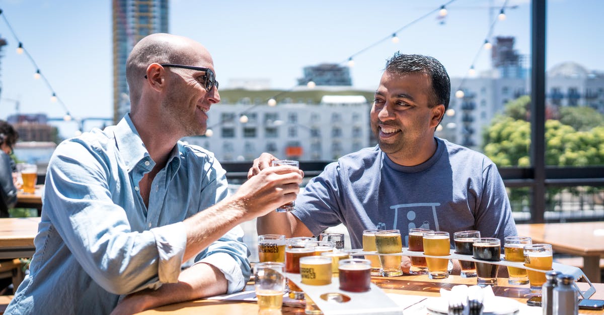 Finding discrepancy on work end date and stay duration - Two Men Drinking Outside Restaurant