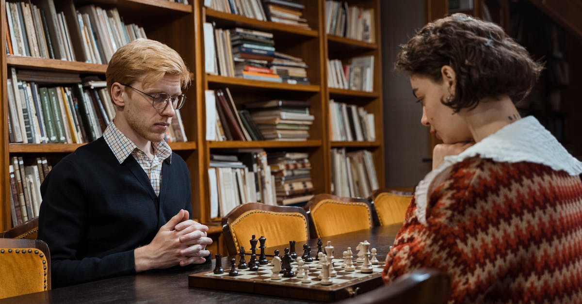 Finished Defend the Castle, failed Tactical Thinking? - A Man and Woman Playing Chess