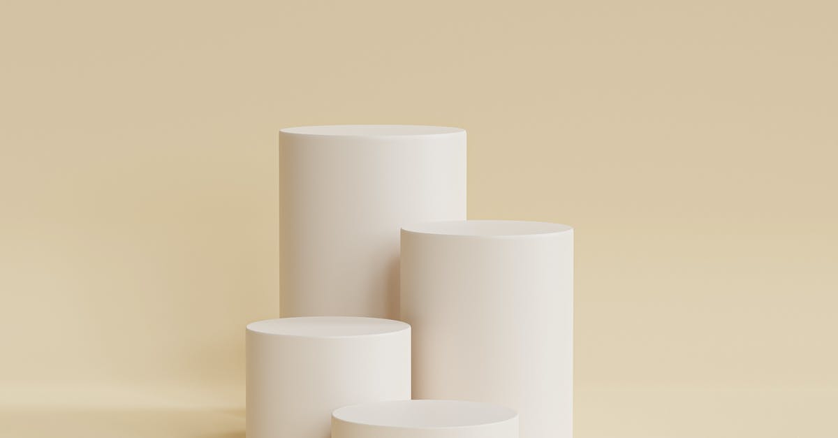 Gamilat stands under the platform? - White Paper Rolls on White Table