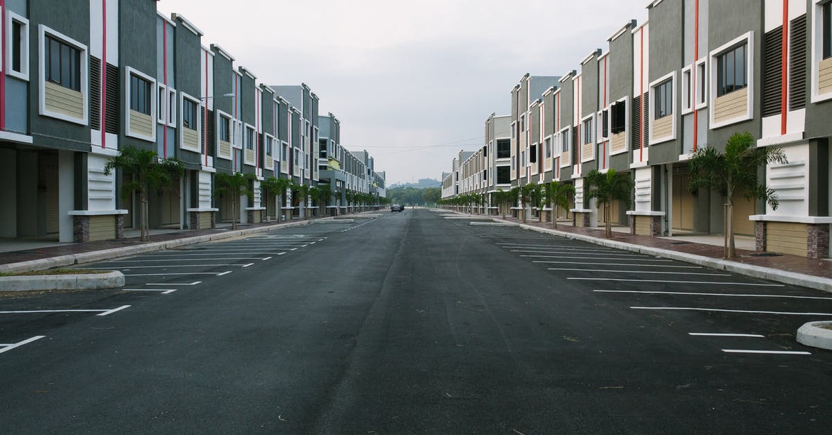 Homeless people, but multiple vacant houses - View of City Street