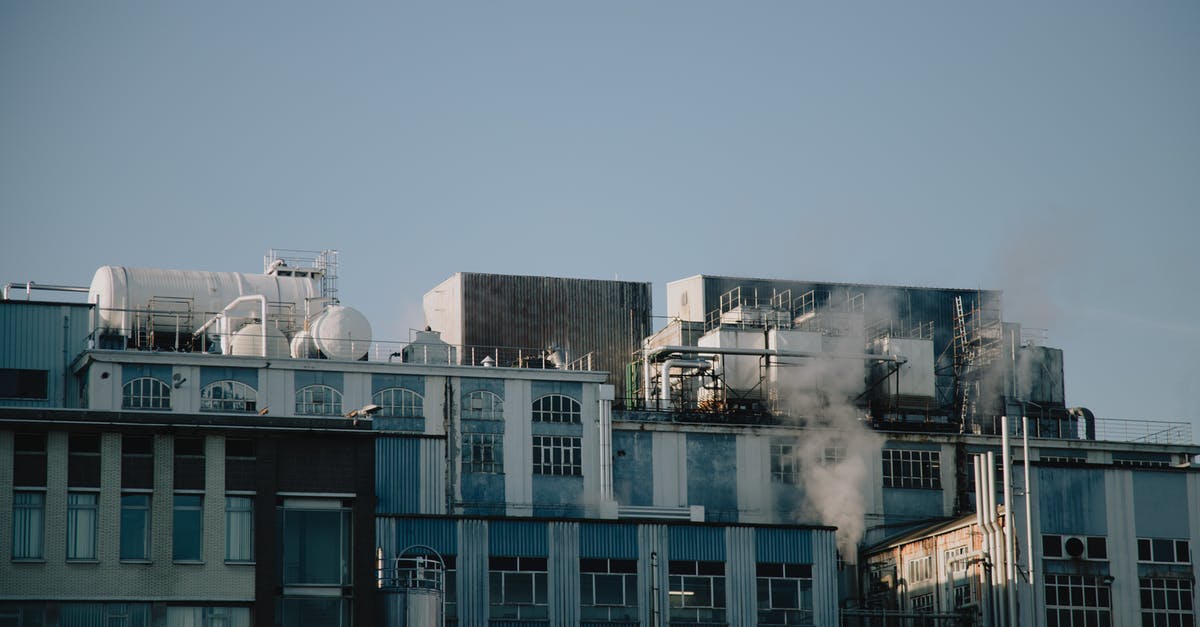 How are the recommended system specs determined on Steam? - Factory building emitting smoke in industrial district