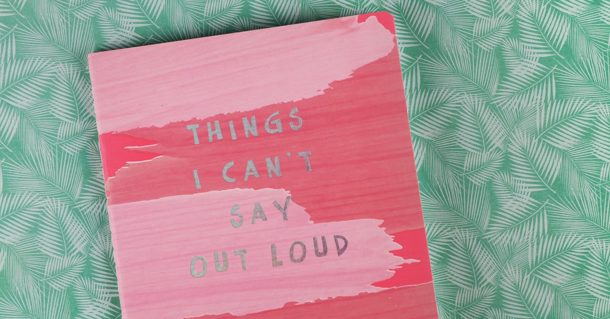 How can I eat whenever I want - Things I Can't Say Out Load Book on Green Textile