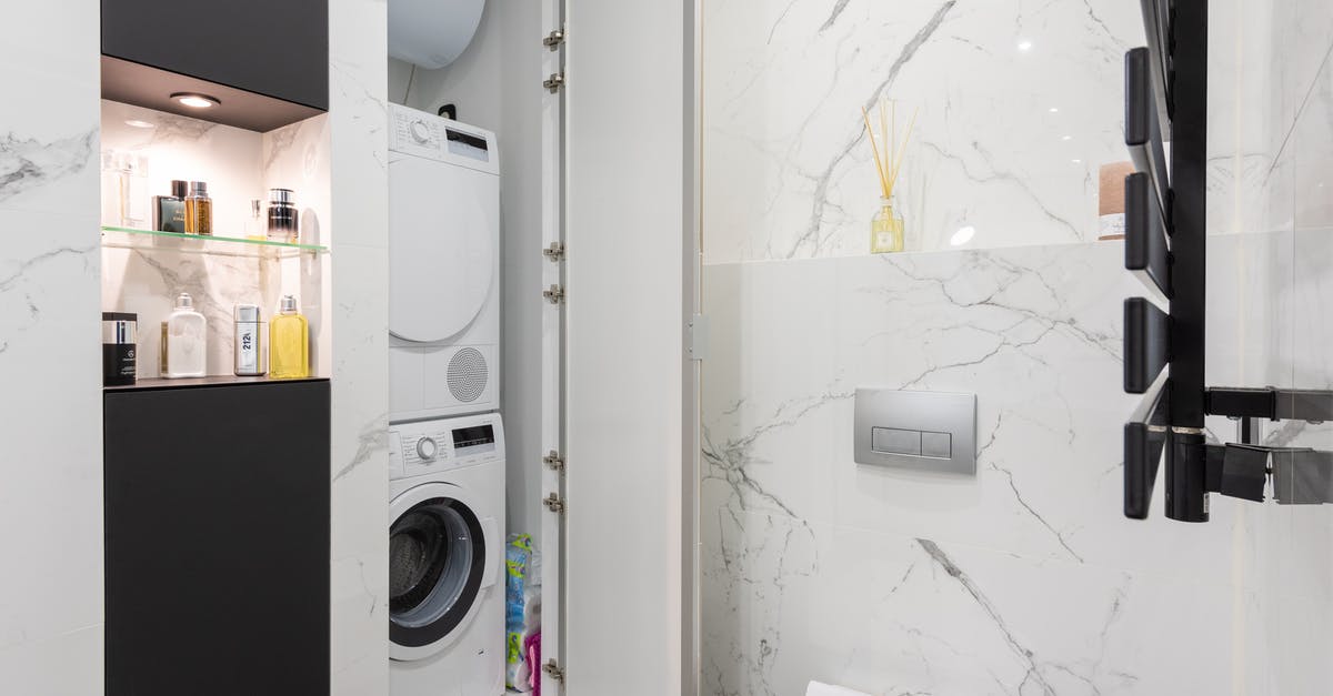 How can I make an automatic door that opens for me only? - Bathroom interior with washing machine against toilet bowl How can I make an automatic door that opens for me only? - Bathroom interior with washing machine against toilet bowl