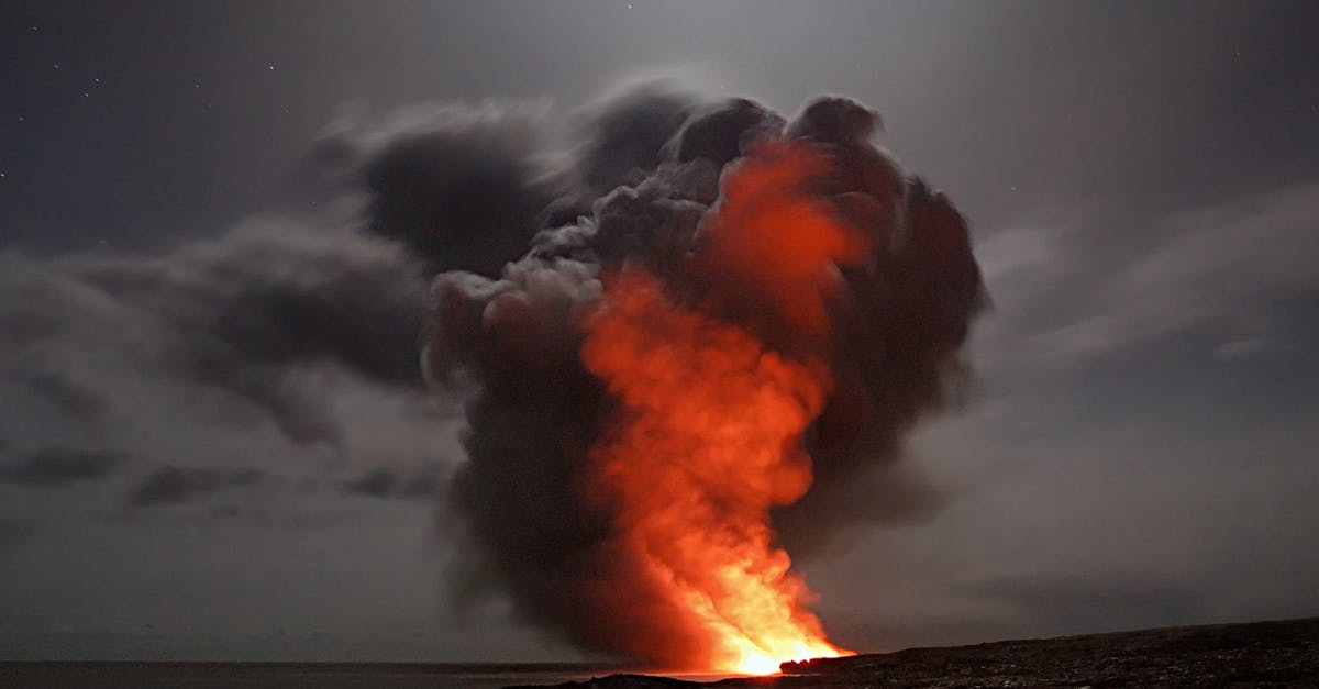 How can I quick fire explosive gel on the ground? - Black Smoke Coming From Fire